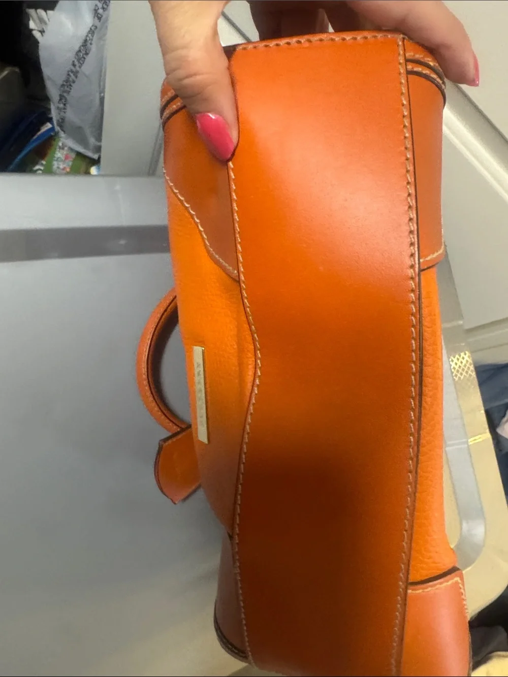 Burberry satchel bright